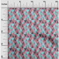 thumbnail image 1 of oneOone Tissu en Viscose Chiffon Imprimé Géométrique Triangle BTY 42 Pouces de Large, 1 of 5