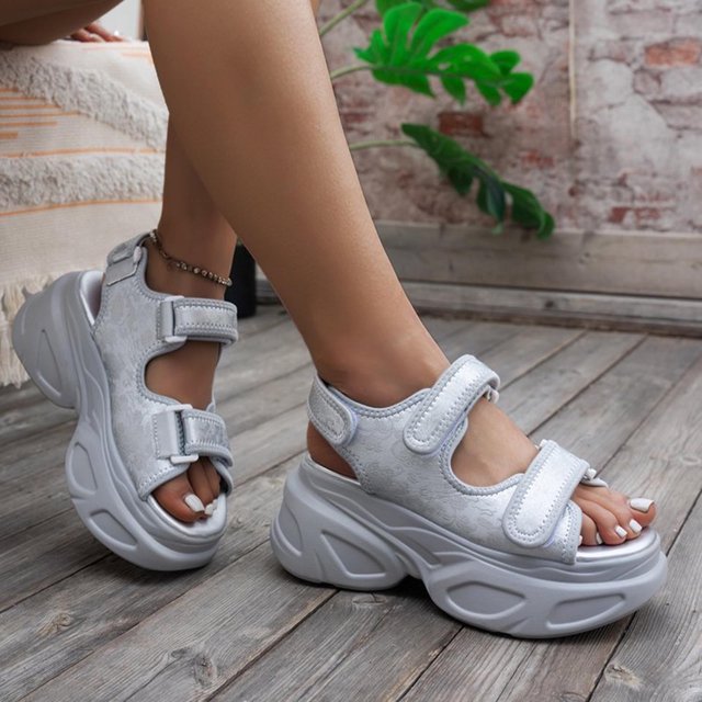 Wensltd Sandales Confortables pour Femmes Respirantes à Bout Rond à Bout Ouvert Sandales Noires