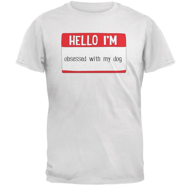 Halloween Bonjour Je Suis Obsédé par Mon Chien T-Shirt pour Homme