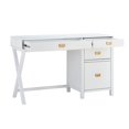 thumbnail image 4 of Laysan Home 4 Drawers Modern Wood Side Storage Desk in White, 4 of 24