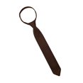 thumbnail image 1 of Cravate Tricotée Formelle pour Homme, Étroite, Décontractée, Mince, Moulante, Tissée, Brun, 1 of 6