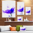 thumbnail image 3 of Belle Anémone Bleue Croquis - Impression sur Toile Florale, 3 of 4
