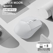 Birdeem Laptop Mouse Wireless, Wireless 2.4G Silent Mouse Desktop Laptop Bluetooth Rechargeable Wireless Mouse (Rechargeable Mode), Wireless Mouse Bluetooth, Silent Mouse Wireless