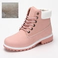 thumbnail image 4 of NOKIO Bottes de Randonnée Mi-Hautes pour Femmes Waterproof Antidérapantes Style Combat Chaussures de Travail pour Sac à Dos Aventures en Plein Air et Activités Robustes, 4 of 9