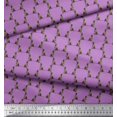 thumbnail image 4 of Soimoi Poly Georgette Fabric Cane Corso Dog Printed Fabric 1 Yard 52 Inch Wide, 4 of 5