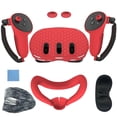 thumbnail image 1 of CNKOO 7pcs Accessories Set Silicone Protective Cover for Meta Quest 3 (Green), 1 of 10