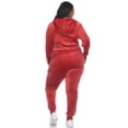 thumbnail image 4 of White Mark Women's 2 Piece Velour Tracksuit Set, 4 of 6