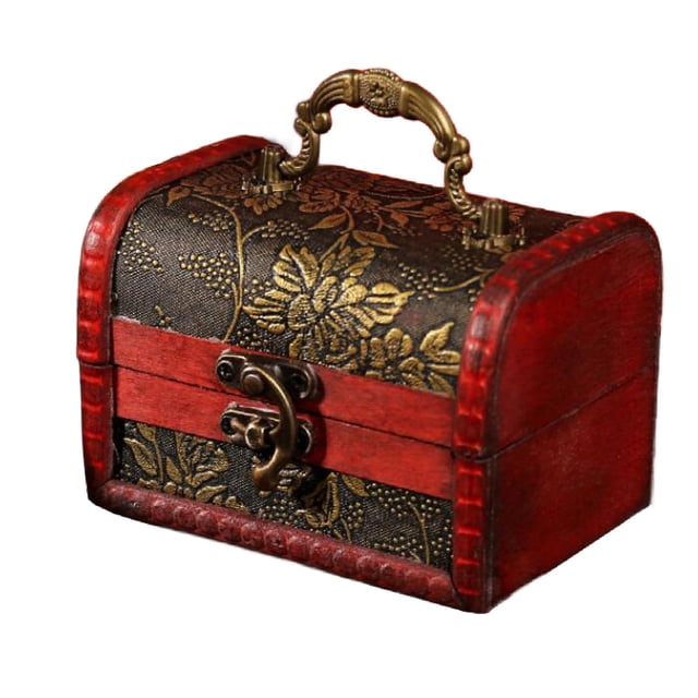 Esquirla Boîte de Rangement pour Bijoux Décoration Intérieure Boîte de Rangement pour Bibelots pour Boucles d'Oreilles Pendentif Breloque Motif Raisin
