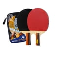 thumbnail image 3 of EGNMCR Indoor 2 Player Table Tennis Racket 2PCS Paddle 3Balls Set Tennis Racket, 3 of 9