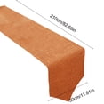 thumbnail image 3 of JASKFLY Long Table Sheer Runner for Weddings & Parties Solid Color Linen Table Runner 30x210cm(120 -150cm Tables)Orange Color Color, 3 of 9
