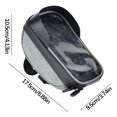 thumbnail image 2 of Dvkptbk Storage Outdoor Bicycle Riding Front Beam Bag Saddle Upper Tube Bag Sunshade Screen Navigation Bicycle Bag Home Essentials, 2 of 2