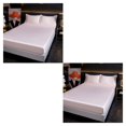 thumbnail image 3 of VONKY Easy To Install Plain Fitted Sheet For High Mattress plifies Bed-Making Elegant jade 2Set, 3 of 6