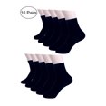 thumbnail image 2 of INSPIRE CHIC Women's Breathable Stretchy Crew Socks 10 Pack, 2 of 5