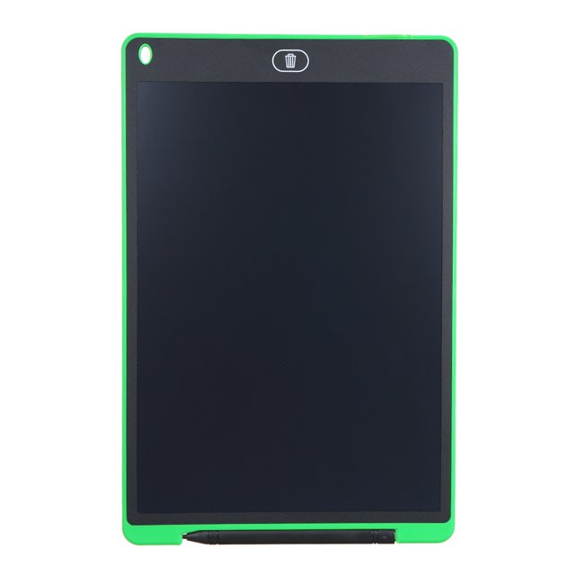 12-inch LCD Drawing Tablet Portable Digital Tablet Writing Notepad Electronic Graphics Board Note Reminder with Stylus (Green)