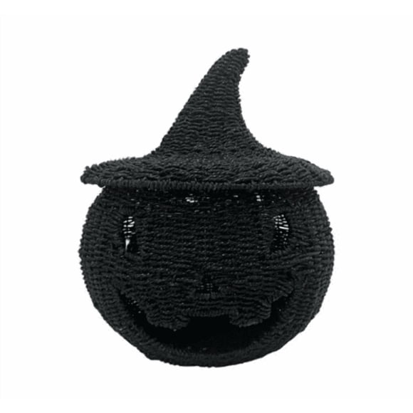 Cqxid Desktop Dress Up Under $25 Hand Knit Pumpkin Witchlight Halloween Handmade Knit Pumpkin Statue Decorative Festive Crochet For Holiday Desk Home Bedroom Festival Hallway
