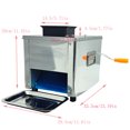 thumbnail image 2 of Electric Meat Cutter Slicing Machine with 5mm Blade Stainless Steel 110V, 2 of 11