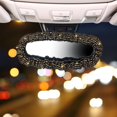 thumbnail image 1 of JUNWELL Car Mirror Cover With  Mirror Decoration   Car Mirror Cover Mirror Accessories Elastic   Car Mirror Female Cover Bling Car Accessories General Acce, 1 of 5