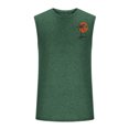 thumbnail image 4 of KIHOUT Nouveautés Débardeurs Athlétiques d'Été pour Hommes Hauts Graphiques Imprimés Amples à Col Rond Sans Manches T-Shirts de Sport Décontractés Gilet, 4 of 4