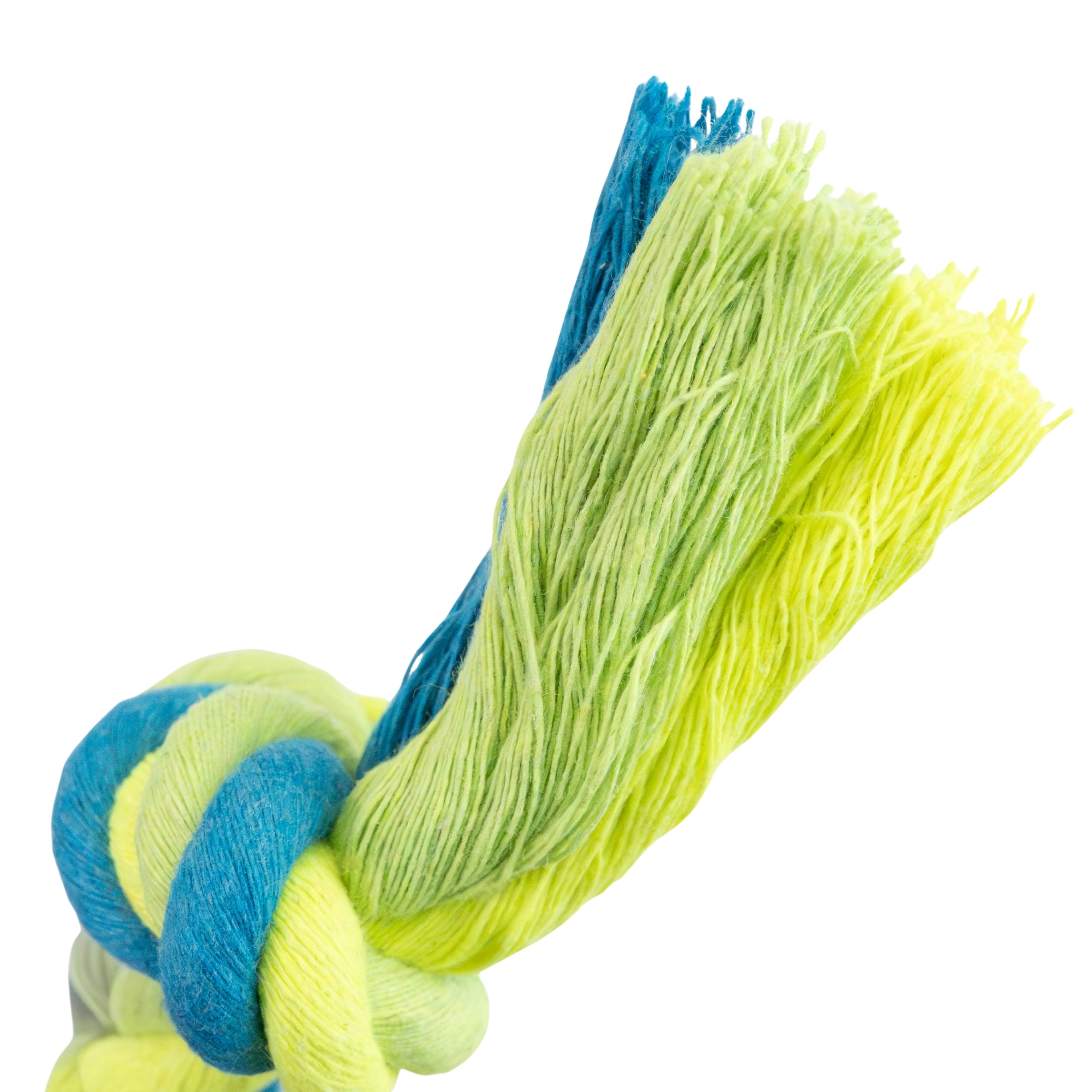 Jouet à mâcher pour chiens One Paw, corde nouée, tir à la corde, vert
