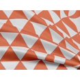 thumbnail image 4 of oneOone Tissu en Rayonne Orange Triangle Matériel de Robe Tissu Imprimé Tissu au Mètre 56 Pouces de Large - 4F, 4 of 5