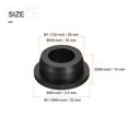 thumbnail image 2 of Unique Bargains Support à Oeillets en Caoutchouc Dia 1-1/32 Pieds (26mm) Rond Type T pour Protection de Fil, Lot de 4, 2 of 5