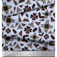 thumbnail image 3 of Soimoi Rayon Fabric Flower Artistic Print Fabric by The Yard 56 Inch Wide, 3 of 3
