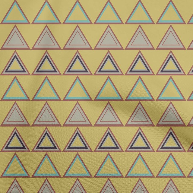 oneOone Silk Tabby Yellow Fabric Geometric Sewing Craft Projects Fabric Prints By Yard 42 Inch Wide