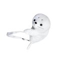 thumbnail image 1 of Xingzhi Mignon Sac à Dos en Forme de Phoque Sac en Peluche Animal Femelle Extérieur Ajustable Doux, 1 of 9