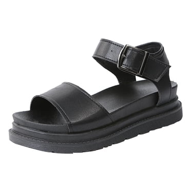 Bmisegm Hot Sandals Women Teen Slippers for Girls Beach Sandals Girls Sandals Women Sandals Platform Sandals Womens Sandals Summer Black 9