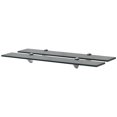thumbnail image 1 of vidaXL Floating Shelves 2 pcs Glass 70x20 cm 8 mm, 1 of 4