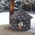 thumbnail image 2 of Maison pour Chat d'Extérieur à Moins de 5 $! CQCYD Maison d'Hiver pour Animal de Compagnie d'Extérieur, Abri Isolé Pliable pour Chats et Chiens Errants, Maison pour Chat Résistante aux Intempéries pour Jardin et Patio, 2 of 8