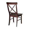 thumbnail image 3 of International Concepts Chaise X-Back avec Solid Woo, 3 of 5