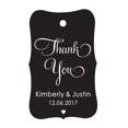 thumbnail image 1 of 100 PCS Thank You Custom Made Hang Tags Personalized Wedding Favor Gift Paper Tags, 1 of 1