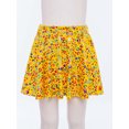 thumbnail image 2 of Lejafay Girls Flared Pleated A-Line Skirts Shiny Metallic Dance Performance Costume Cheerleading Uniform Yellow XL, 2 of 7
