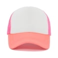 thumbnail image 4 of Mens and Womens Sponge Color Matching Simple Casual Peaked Cap Travel Holiday Sports Baseball Cap, 4 of 4