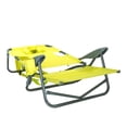thumbnail image 3 of Ostrich The Heavy-Duty Backpacker Portable Reclining Beach Chair w/ Face Hole, Lime Green, 3 of 12