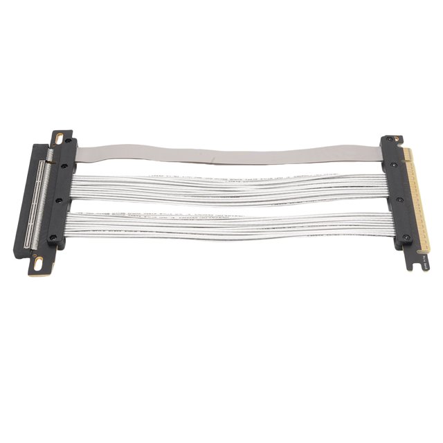 Câble Rehausseur PCIE 5.0, Câble Rehausseur PCIE 5.0 16X Compatible avec GPU WRX80 90E RTX4090 5090 RX8900 RX7900XTX 128 Go s Gen 5GPU Extension de Carte Graphique, Compatibilité Polyvalente