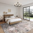 thumbnail image 3 of BERTHMEER 6'x9' Area Rugs for Living Room Bedroom Dining Room Farmhouse Abstract Rugs Contemporary Rugs Machine Washable non-slip, Multicolor, 3 of 5