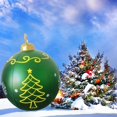 thumbnail image 4 of 60cm Inflatable Christmas Ball with Light Glow Giant Atmosphere Ball Home Garden, 4 of 8