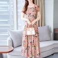 thumbnail image 4 of Hontri Robe Décontractée pour Femme Offres à Moins de 15 $, Mode Femme Été Mi-Mollet Manches Courtes Robe de Plage Imprimée Rose G, 4 of 8
