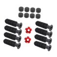 thumbnail image 3 of Lipstore 8 Pcs Poignées de Remplacement pour Baby-Foot de Table Faciles à Installer Poignées pour Baby-Foot Ballons de Football Rouge Vif, 3 of 8