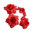 thumbnail image 4 of Thinsony 50pcs Fiber Realistic Appearance Fabric For Stunning Bouquets And Decor Wedding Wide Application Birthday Soft Texture Red 4.5cm 5Set, 4 of 6