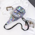 thumbnail image 4 of EGNMCR Bright Leather Small Sling Colorful Backpack Multi-Purpose Chest Bag Hiking Outdoor,, 4 of 6