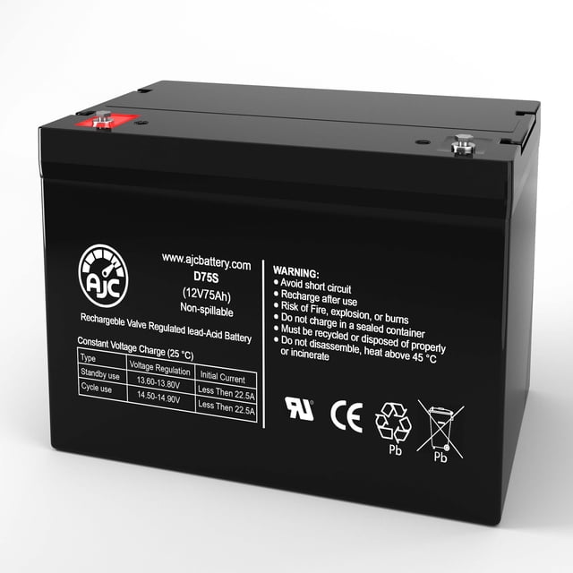 APC RBC13 Batterie RBC 12V 75Ah - Remplacement de Marque AJC
