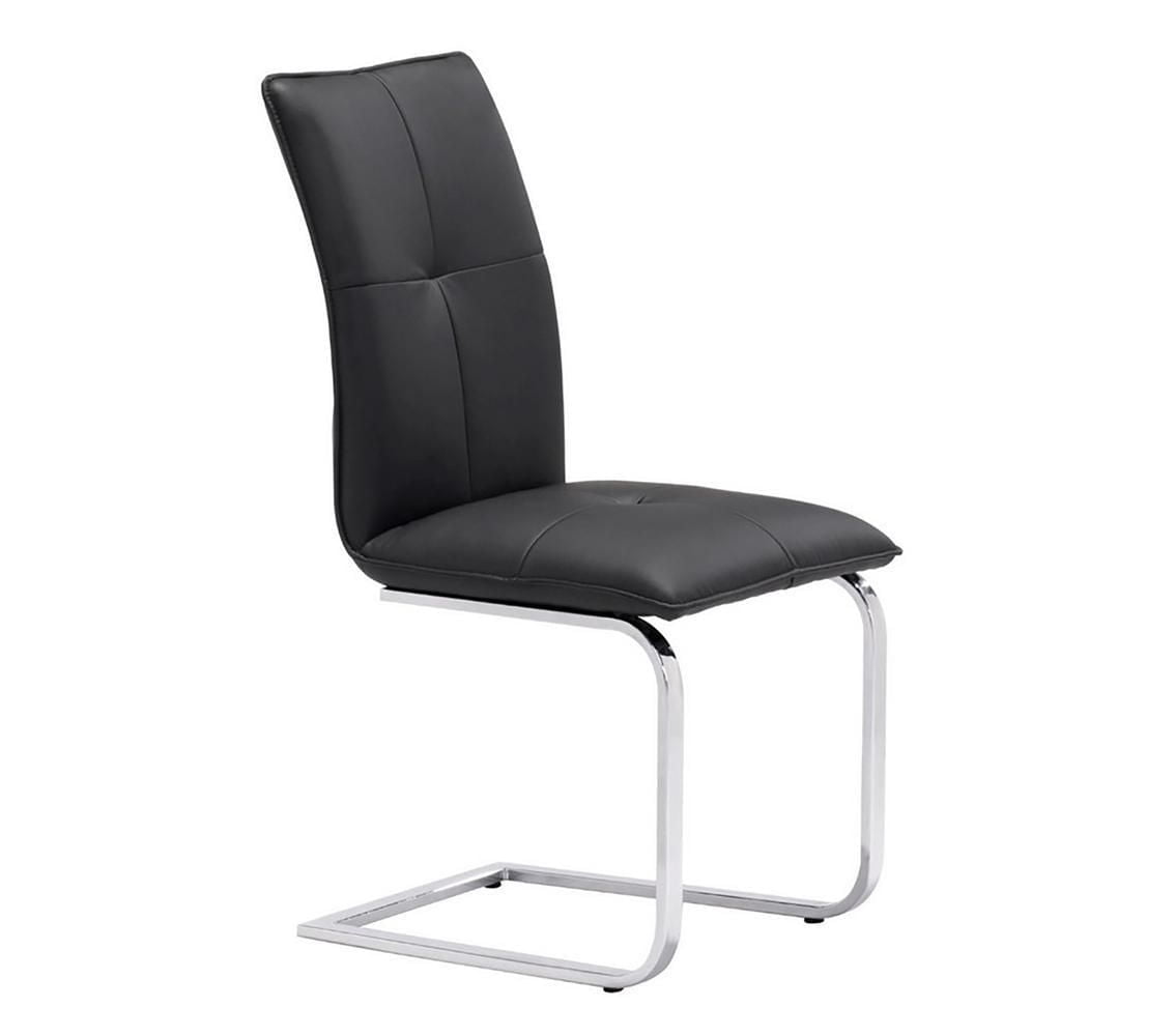 Chaise de salle à manger canadienne Apex noire (Ensemble de 2)