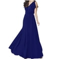 thumbnail image 1 of UPPADA Robe Grande Taille pour Invitées de Mariage pour Femmes, Manches Courtes, Robe de Bal de Mariage, Robe de Bal Formelle, Robe Longueur au Sol, Robe Cocktail, Robe Portefeuille Formelle de Mariage, Liquidation en Liquidation, 1 of 4