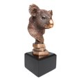 thumbnail image 2 of Statue Buste Exotique de Koala Bear Australien en Bronze Finition Électroplaquée, 2 of 5