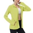thumbnail image 2 of TIMIFIS Veste de Protection Solaire pour Femme à Capuche avec Poches Randonnée Course Cyclisme Manteau d'Extérieur Manches Longues Léger Entraînement à la Mode Veste Cool, 2 of 8