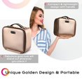 thumbnail image 3 of Byootique Small Makeup Case Cosmetic Bag Storage Box Mirror Toiletry Organizer, 3 of 11