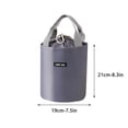 thumbnail image 1 of Boîte à Lunch Thermique pour le Travail Sac Isotherme pour Cylindre Sac de Boîte à Lunch Sac Isotherme Grand Papier D\'aluminium Sac à Lunch Rond Portable pour le Travail avec Sac Isotherme pour Riz, 1 of 6